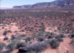 Trail paralleling the Kaiparowits Plateau. Lamont Crabtree Photo